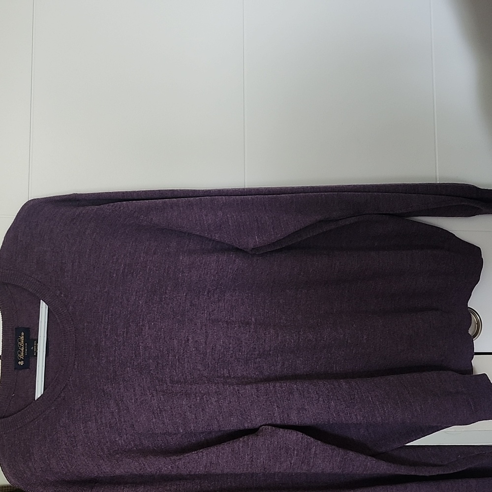 Brooks Brothers Size XL Purple Crewneck Sweater
